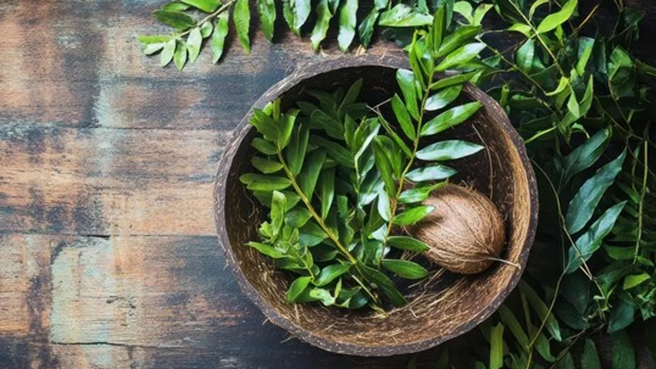 Natural Hairdye With Curryleaves